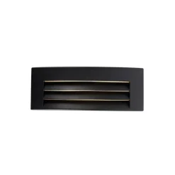 QAZQA Moderne buiten wandlamp zwart IP44 - Hurricane 1