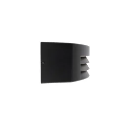 QAZQA Moderne buiten wandlamp zwart IP44 - Hurricane 1