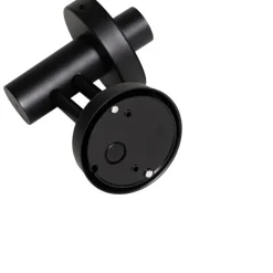 QAZQA Moderne buiten wandlamp zwart met glas - Elly