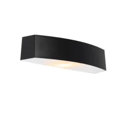 QAZQA Moderne buiten wandlamp zwart IP44 - Bojan