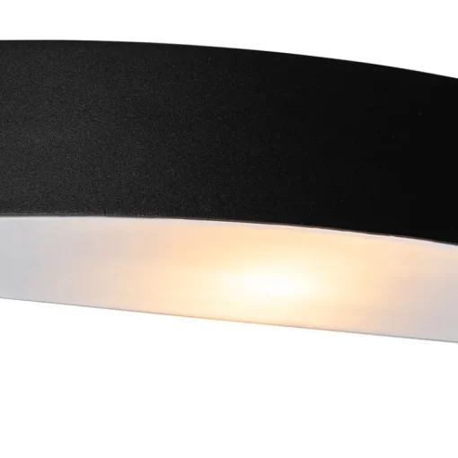 QAZQA Moderne buiten wandlamp zwart IP44 - Bojan