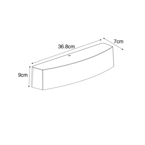QAZQA Moderne buiten wandlamp zwart IP44 - Bojan