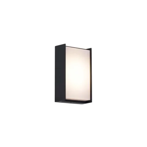 QAZQA Moderne buiten wandlamp zwart incl. LED IP65 - Packet