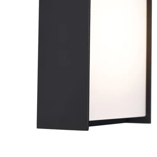QAZQA Moderne buiten wandlamp zwart incl. LED IP65 - Packet