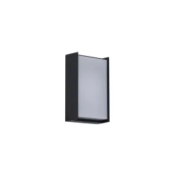 QAZQA Moderne buiten wandlamp zwart incl. LED IP65 - Packet