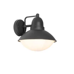 QAZQA Moderne buiten wandlamp zwart IP44 - Marcel