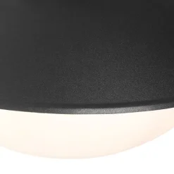 QAZQA Moderne buiten wandlamp zwart IP44 - Marcel