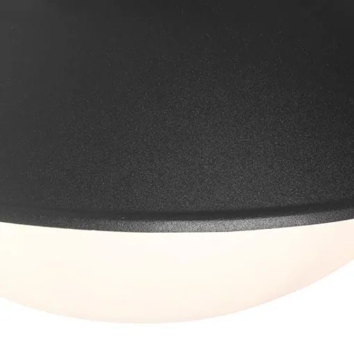 QAZQA Moderne buiten wandlamp zwart IP44 - Marcel