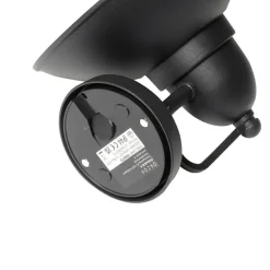 QAZQA Moderne buiten wandlamp zwart IP44 - Marcel