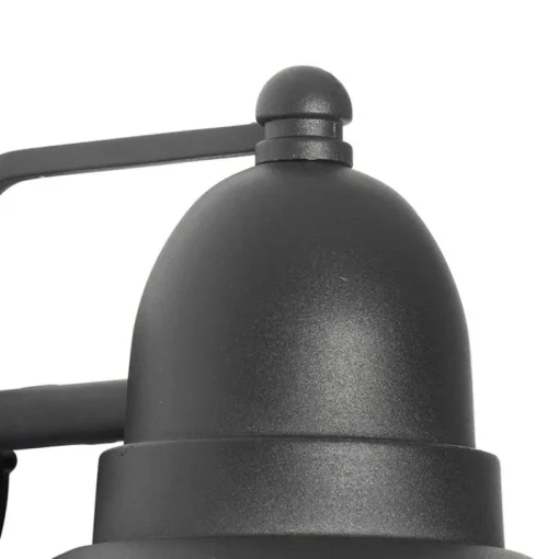 QAZQA Moderne buiten wandlamp zwart IP44 - Marcel