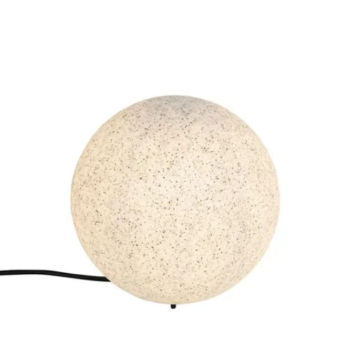 QAZQA Moderne buitenlamp grijs 25 cm IP65 - Nura