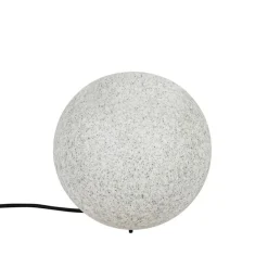 QAZQA Moderne buitenlamp grijs 25 cm IP65 - Nura