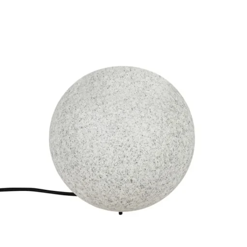 QAZQA Moderne buitenlamp grijs 25 cm IP65 - Nura