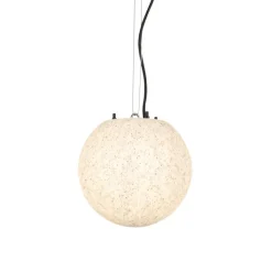 QAZQA Moderne buitenlamp grijs 25 cm IP65 - Nura