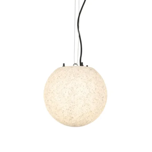 QAZQA Moderne buitenlamp grijs 25 cm IP65 - Nura