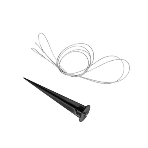 QAZQA Moderne buitenlamp grijs 25 cm IP65 - Nura