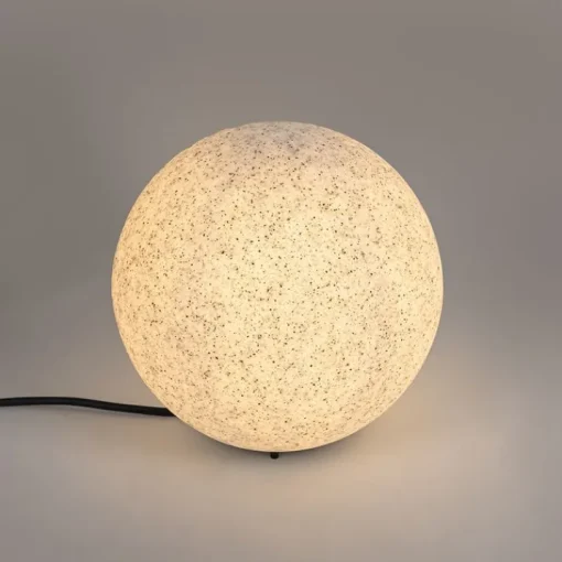 QAZQA Moderne buitenlamp grijs 25 cm IP65 - Nura