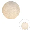QAZQA Moderne buitenlamp grijs 35 cm IP44 - Nura