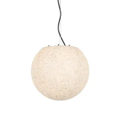 QAZQA Moderne buitenlamp grijs 35 cm IP44 - Nura