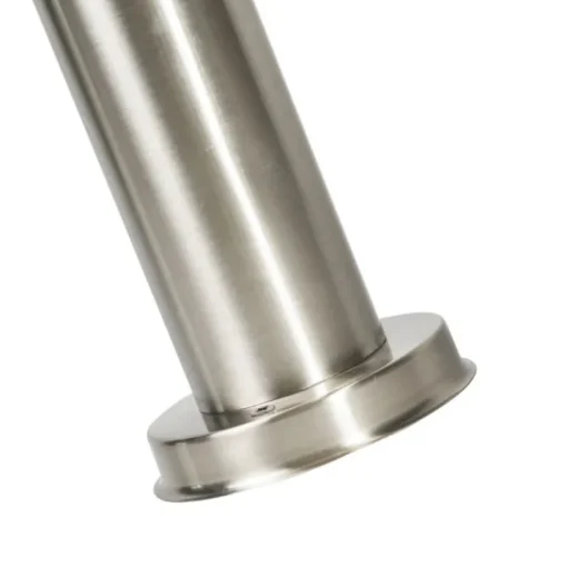 QAZQA Moderne buitenlamp paal staal RVS 50 cm - Sfera