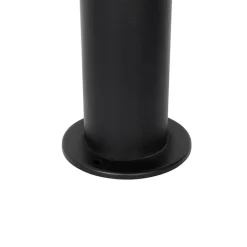 QAZQA Moderne buitenlamp paal zwart 80 cm IP44 - Rox