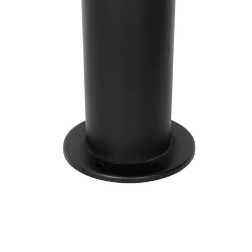 QAZQA Moderne buitenlamp paal zwart 80 cm IP44 - Rox