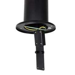 QAZQA Moderne buitenlamp paal zwart 80 cm IP44 - Rox