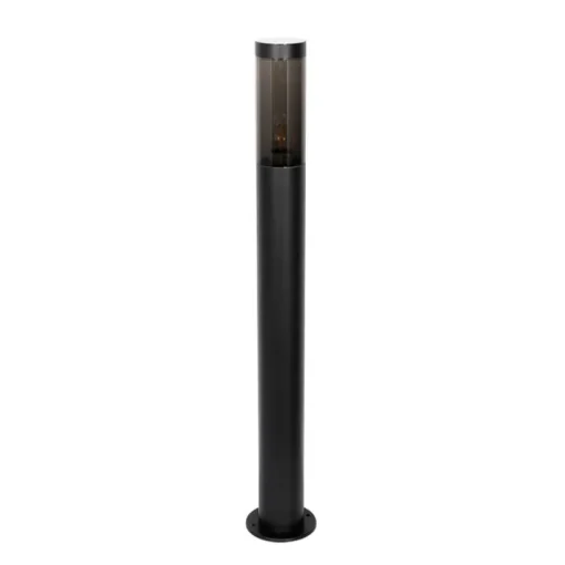 QAZQA Moderne buitenlamp paal zwart 80 cm IP44 - Rox