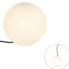 QAZQA Moderne buitenlamp wit 25 cm IP65 - Nura