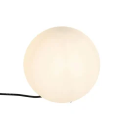 QAZQA Moderne buitenlamp wit 25 cm IP65 - Nura