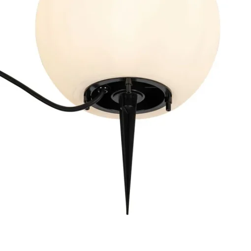 QAZQA Moderne buitenlamp wit 25 cm IP65 - Nura