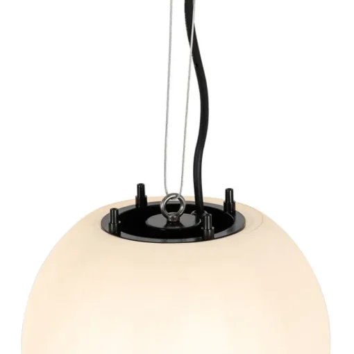 QAZQA Moderne buitenlamp wit 25 cm IP65 - Nura
