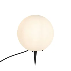 QAZQA Moderne buitenlamp wit 25 cm IP65 - Nura