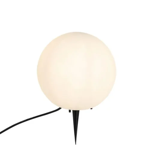 QAZQA Moderne buitenlamp wit 25 cm IP65 - Nura
