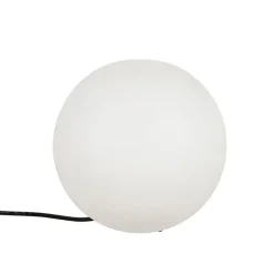 QAZQA Moderne buitenlamp wit 25 cm IP65 - Nura