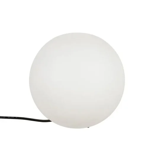 QAZQA Moderne buitenlamp wit 25 cm IP65 - Nura