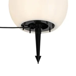 QAZQA Moderne buitenlamp wit 35 cm IP44 - Nura