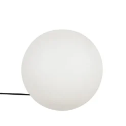 QAZQA Moderne buitenlamp wit 35 cm IP44 - Nura