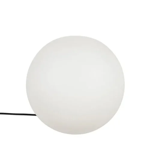 QAZQA Moderne buitenlamp wit 35 cm IP44 - Nura