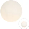 QAZQA Moderne buitenlamp wit 56 cm IP44 - Nura