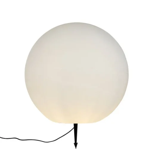 QAZQA Moderne buitenlamp wit 77 cm IP44 - Nura