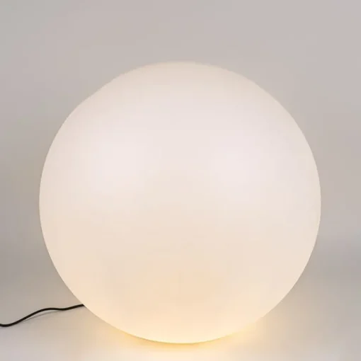 QAZQA Moderne buitenlamp wit 77 cm IP44 - Nura