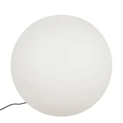 QAZQA Moderne buitenlamp wit 77 cm IP44 - Nura