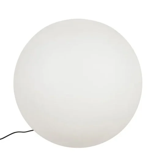 QAZQA Moderne buitenlamp wit 77 cm IP44 - Nura