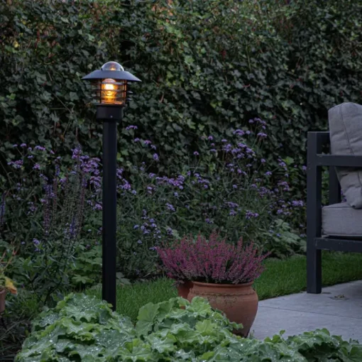 QAZQA Moderne buitenlamp zwart 100 cm IP44 - Prato