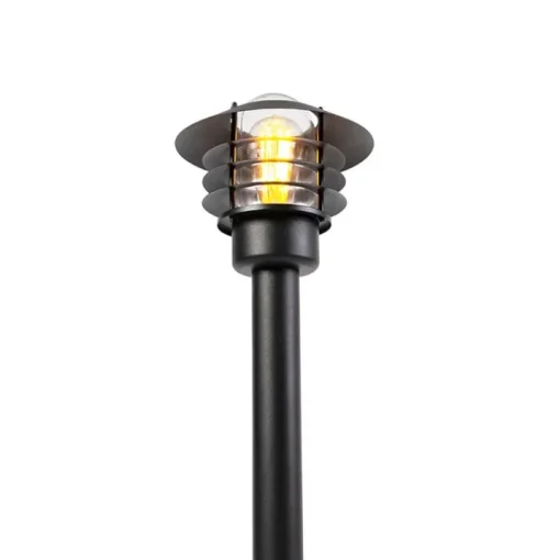 QAZQA Moderne buitenlamp zwart 100 cm IP44 - Prato