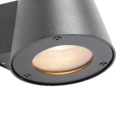 QAZQA Moderne buitenwandlamp zwart IP44 - Skittle