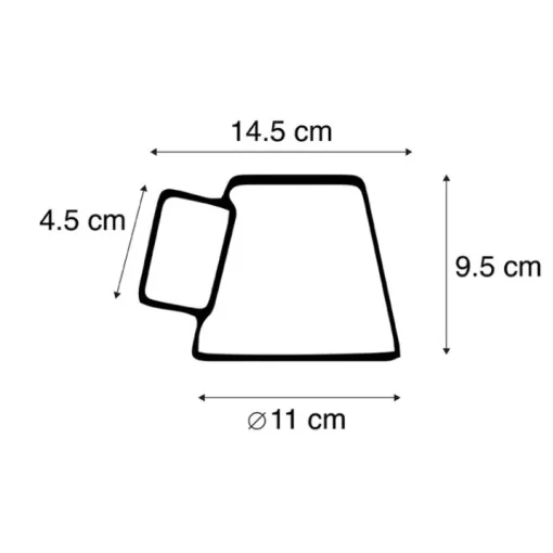 QAZQA Moderne buitenwandlamp zwart IP44 - Skittle