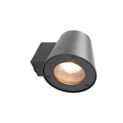 QAZQA Moderne buitenwandlamp zwart IP44 - Skittle