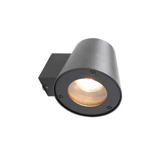 QAZQA Moderne buitenwandlamp zwart IP44 - Skittle